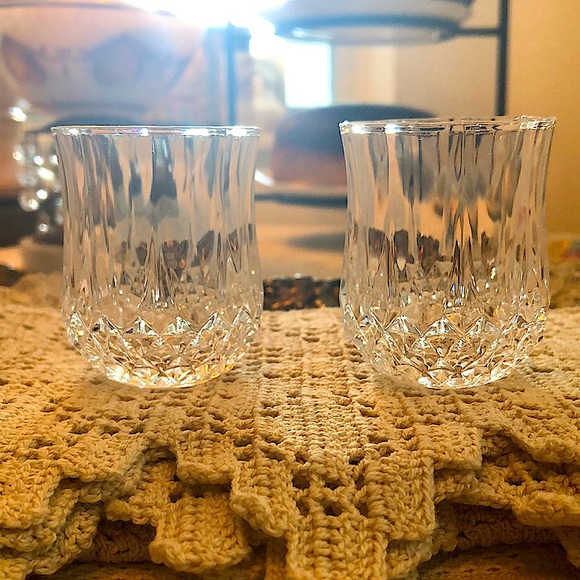 EUC- 2 Cristal d'Arques Longchamp Eclat Shot Glasses - Picture 2 of 9
